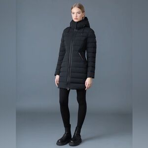 BRAND NEW 2025 MACKAGE FARREN black large 360 DOWN fill long puffer COAT jacket